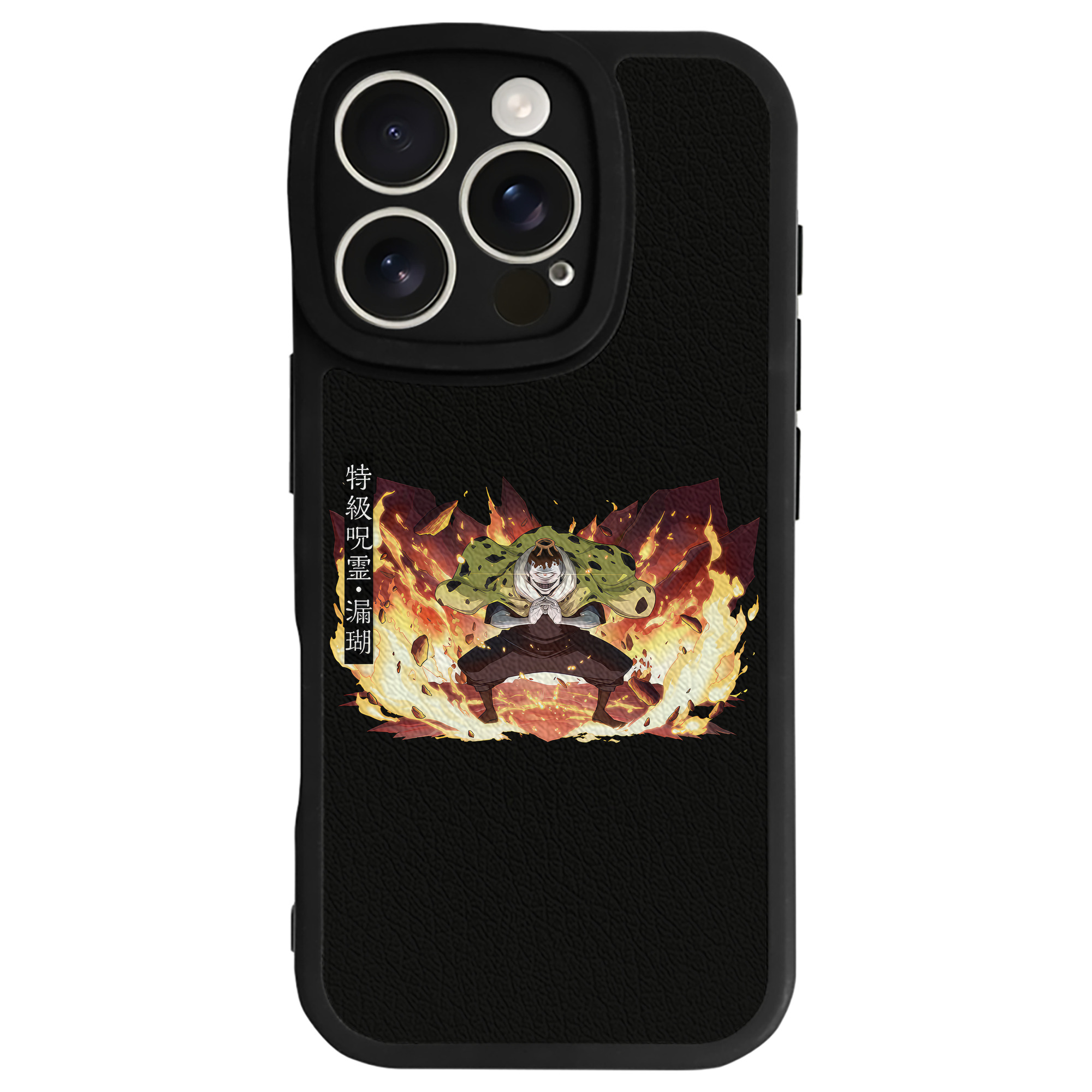 （画像用） 呪術廻戦 Jujutsu Kaisen 【iPhone 16シリーズ対応】シリコンスマホケース（レザー調） 材質：シリコン